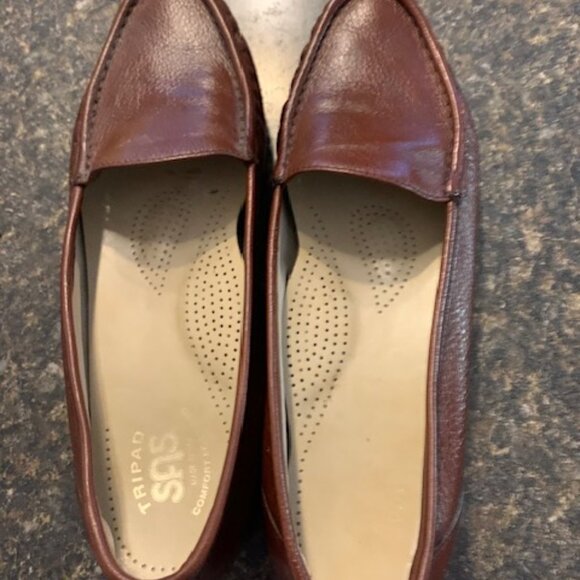 SAS brown leather loafers 9.5 - Picture 3 of 3